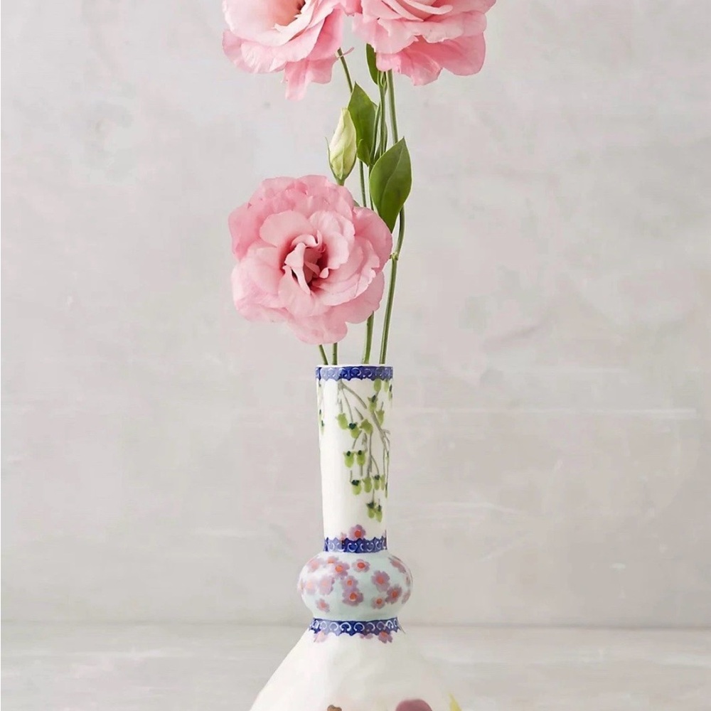 Anthropologie Prembroke Floral Vase Rare